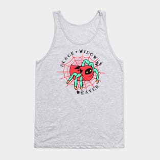 Black Widow Weaver Tattoo Tank Top